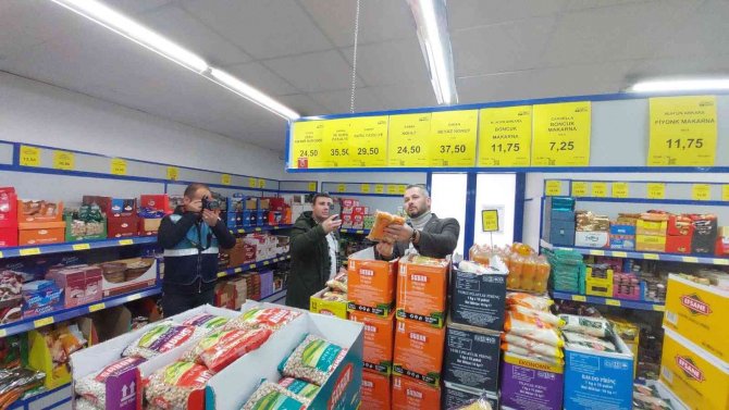 Tekirdağ’da Zincir Marketlere Şok Denetim