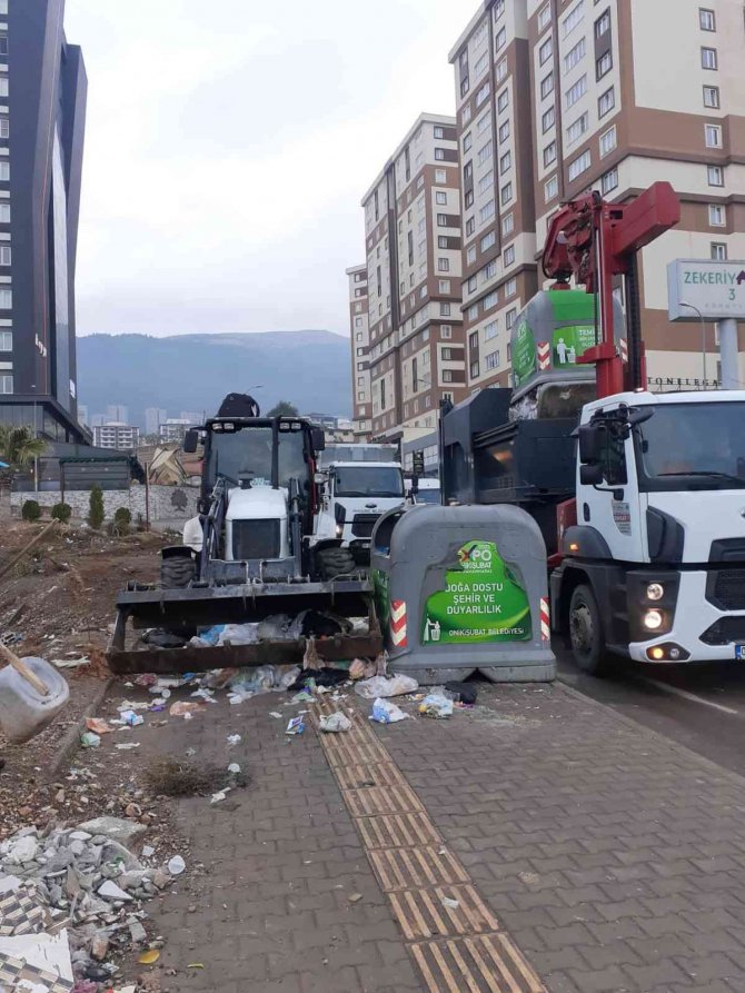 Onikişubat’ta Temizlik Çalışması