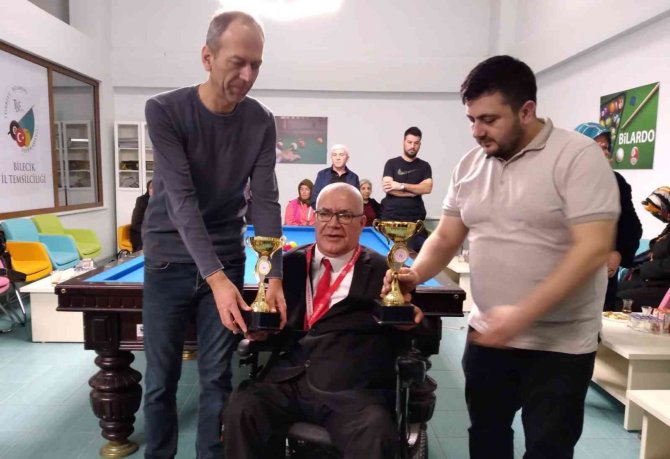 Engelli Vatandaşlara Yönelik Bilardo Turnuvası Yapıldı