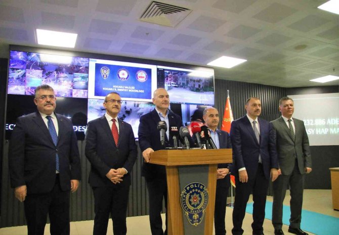 Bakan Soylu Açıkladı, Kocaeli Ve Sakarya’da Büyük Uyuşturucu Operasyonu