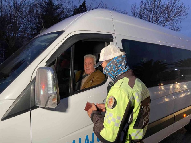 İ̇stanbul’da Okul Servis Araçlarına Denetim