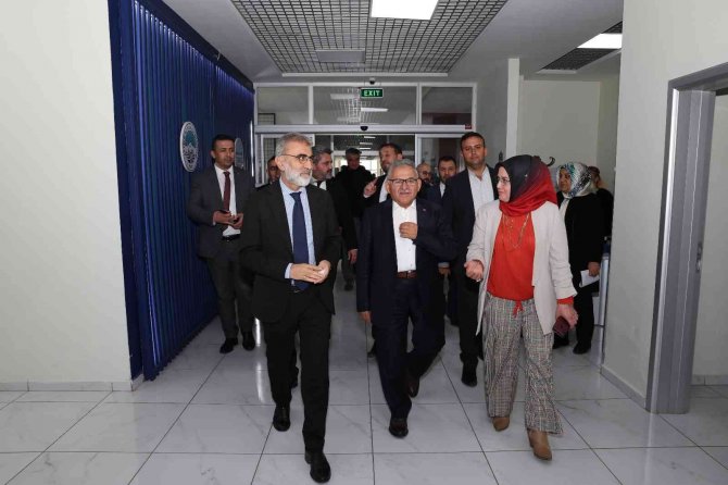 Başkan Büyükkılıç, Kaymek Akademi’de İ̇ncelemelerde Bulundu