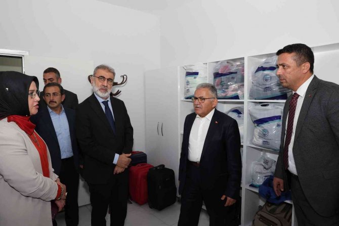 Başkan Büyükkılıç, Kaymek Akademi’de İ̇ncelemelerde Bulundu