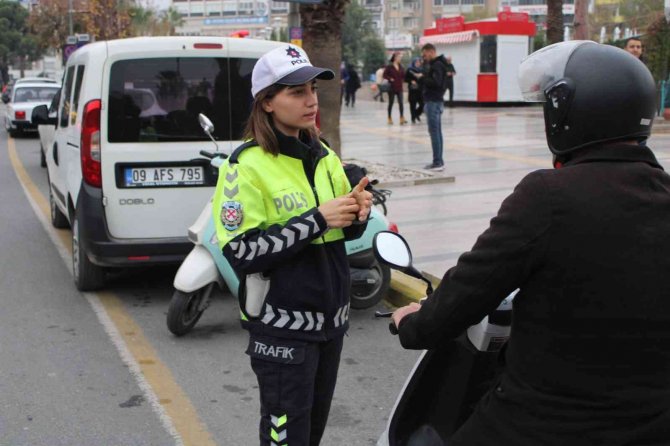 Motosiklet Sürücülerine Kaskın Önemi Anlatıldı