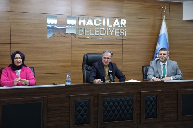 Hacılar Belediye Meclisi Aralık Ayı Toplantısını Yaptı