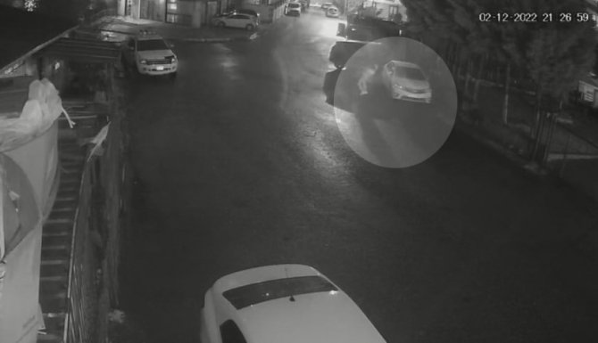 Yolda Takip Ettiği Kadını Taciz Etti, Fark Edilince Koşarak Kaçtı