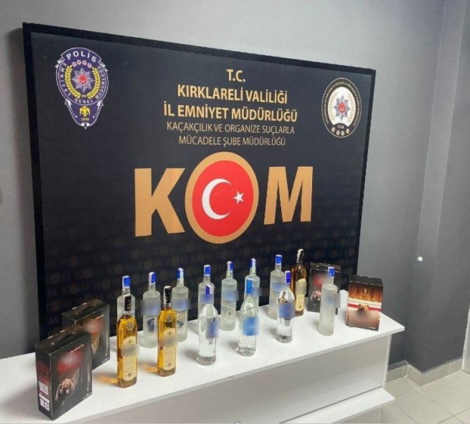 Kırklareli’nde Sahte İçki Operasyonu: 2 Gözaltı