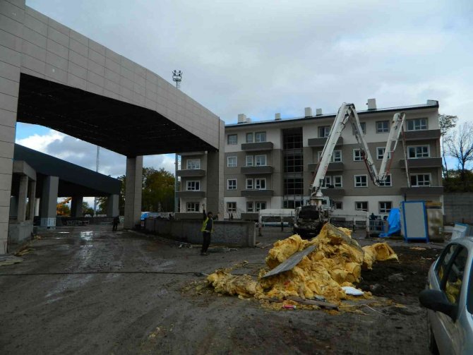 Türkgözü Sınır Kapısı İnşaatı Devam Ediyor