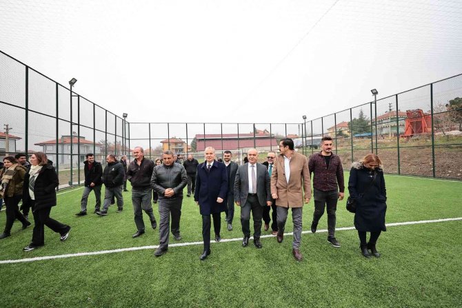 Başkan Zolan Bozkurt Ve Çardak’taki Yatırımları Yerine İnceledi