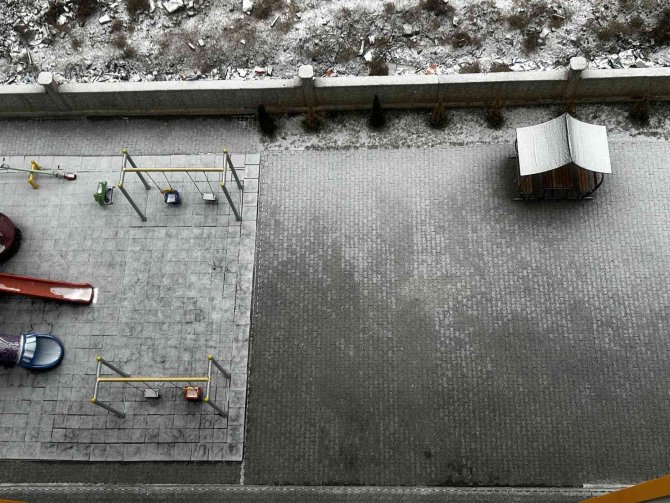 Erzurum Güne Karla Uyandı