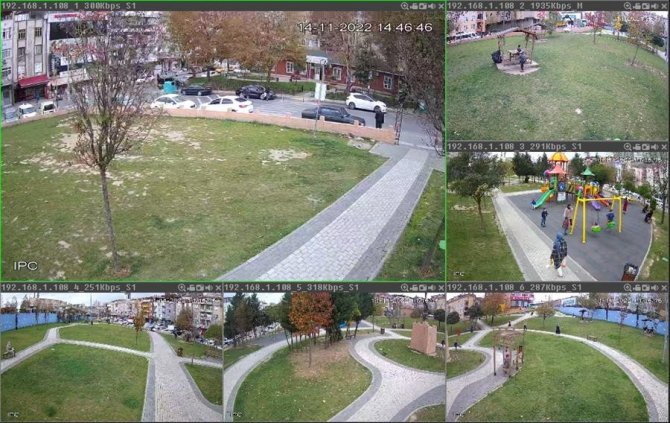 Gaziosmanpaşa’da Parklar 24 Saat Boyunca İzleniyor