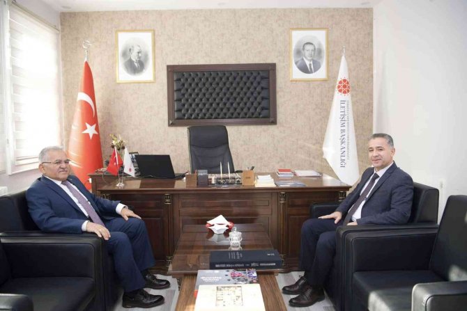 Büyükkılıç’tan Cumhurbaşkanlığı İ̇letişim Başkanlığı Kayseri Bölge Müdürlüğü’ne Ziyaret