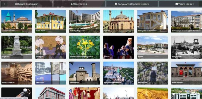 “Konya Ansiklopedisi” Dijital Olarak Hizmet Vermeye Başladı