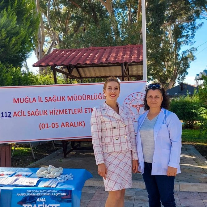 Köyceğiz İ̇lçe Sağlık Müdürlüğü Tarafından 112’nin Tanıtımı Yapıldı