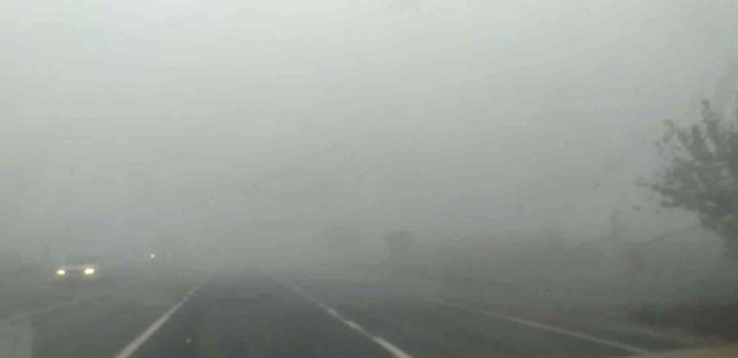 Şanlıurfa’da Sis Nedeniyle Görüş Mesafesi Düştü