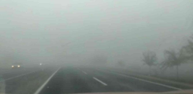 Şanlıurfa’da Sis Nedeniyle Görüş Mesafesi Düştü