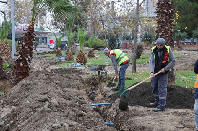Akçaabat Sahil Parkı Yenileniyor