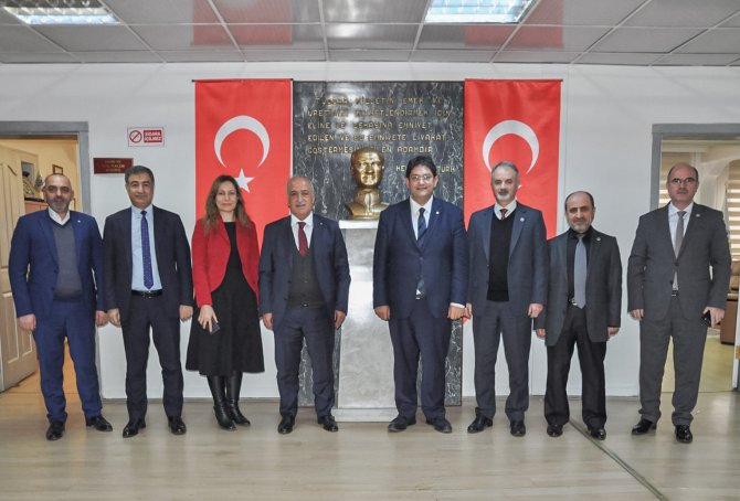 Rektör Çomaklı’dan Etso Ve Etb’ye Hayırlı Olsun Ziyareti
