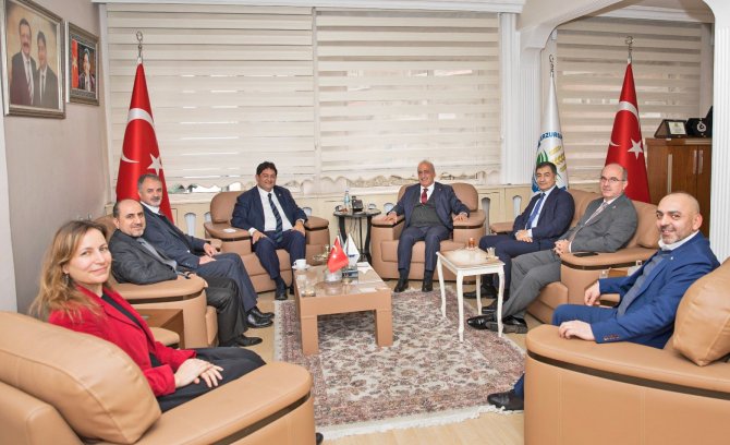Rektör Çomaklı’dan Etso Ve Etb’ye Hayırlı Olsun Ziyareti