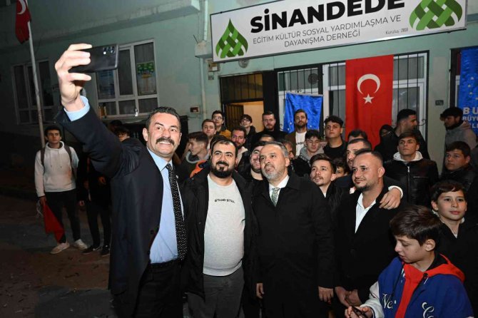 Başkan Aktaş’a Sinandede Karşılaması