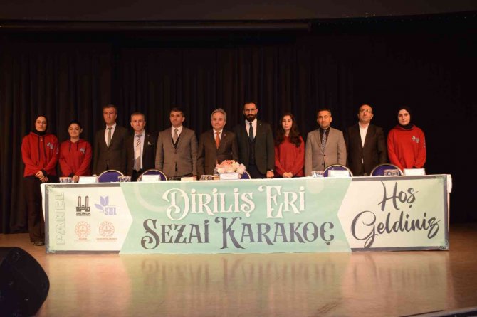 Erzurum’da ‘Diriliş Eri Sezai Karakoç’ Paneli