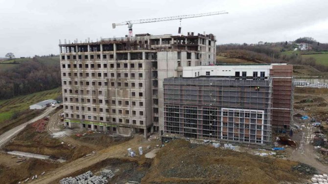 400 Yataklı Bartın Devlet Hastanesi İnşaatında Sona Yaklaşıldı