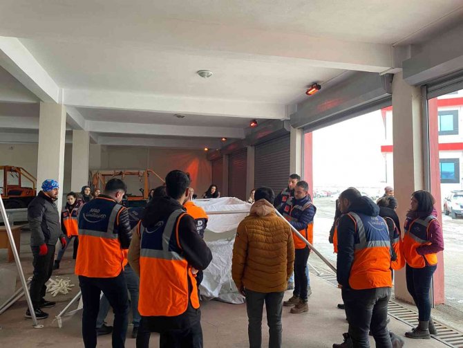 Kars’ta Afad Gönüllü Eğitimleri Sürüyor
