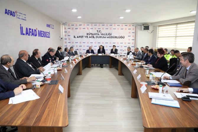 Kütahya’da Kış Tedbirleri Masaya Yatırıldı