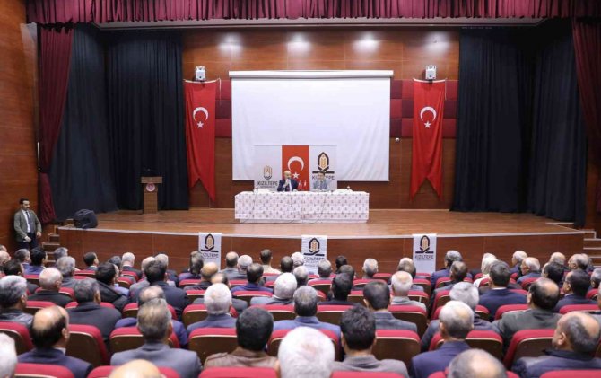 Mardin Valisi Demirtaş, Kızıltepe’de Muhtarları Dinledi