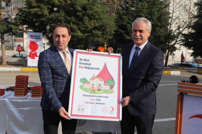 Samsun’daki Ortaokul 5 Yılda 6 Bin 46 Ünite Kan Bağışladı