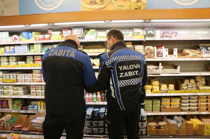 Yalova Belediyesi’nden Zincir Marketlere Sıkı Denetim