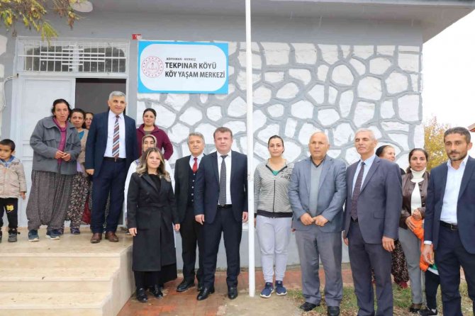 Müdür Aşcı, Tekpınar Köy Yaşam Merkezinde İncelemelerde Bulundu