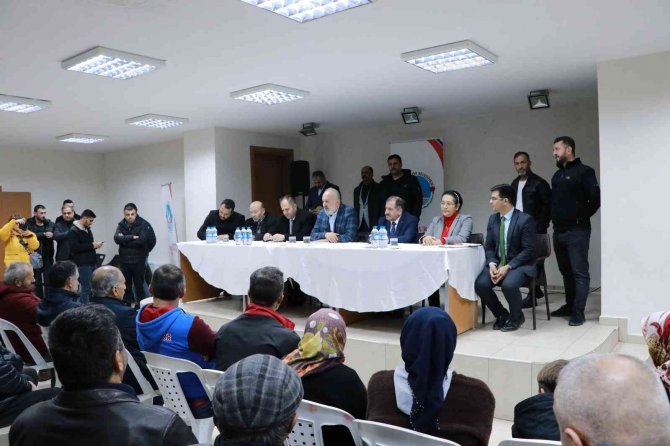 Başkan Silpagar, 500 Evler Sakinleriyle Buluştu