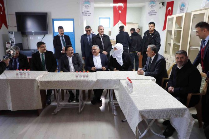 Vali Çiçek Ve Başkan Büyükkılıç’tan Develi’deki Çalışmalarda İnceleme