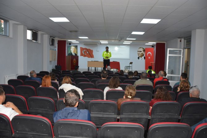 Ortaca’da Öğretmenlere Trafik Eğitimi Verildi