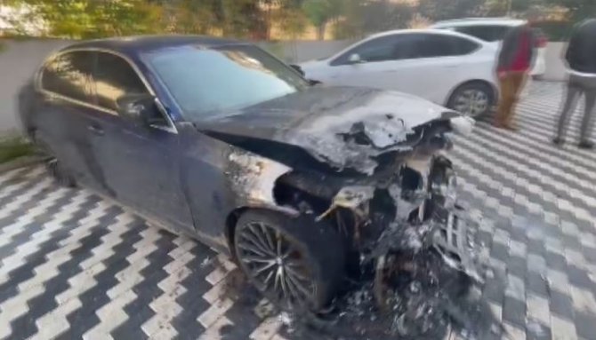 İ̇yi̇ Parti İ̇l Başkan Yardımcısının Otomobili Kundaklandı