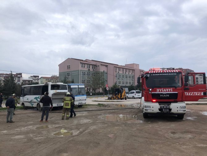Bandırma’da Sürücü Adayı Aracına Kundaklama