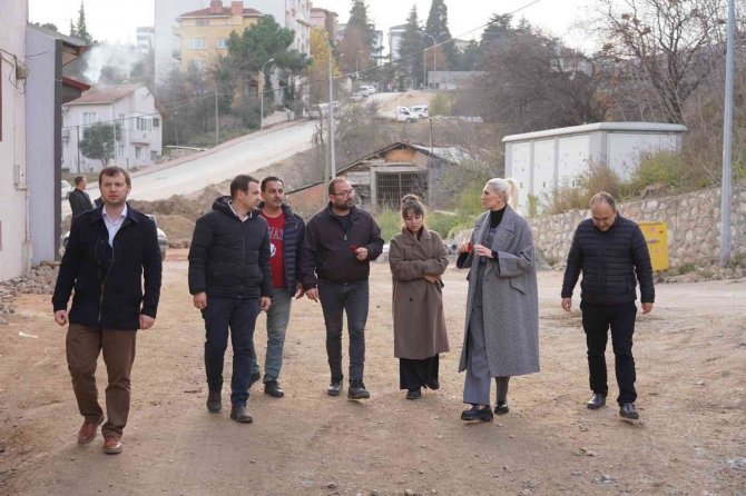 Şeyh Edebali Türbesi Yolunda Çalışmalar Devam Ediyor