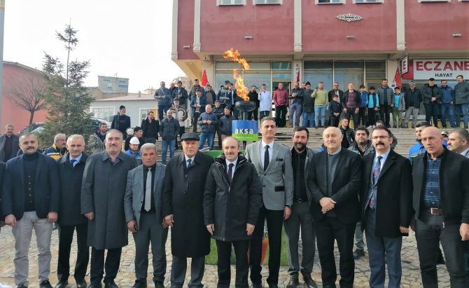 Demirözü’nde Hatta İlk Doğalgaz Akışı İçin Tören Düzenlendi