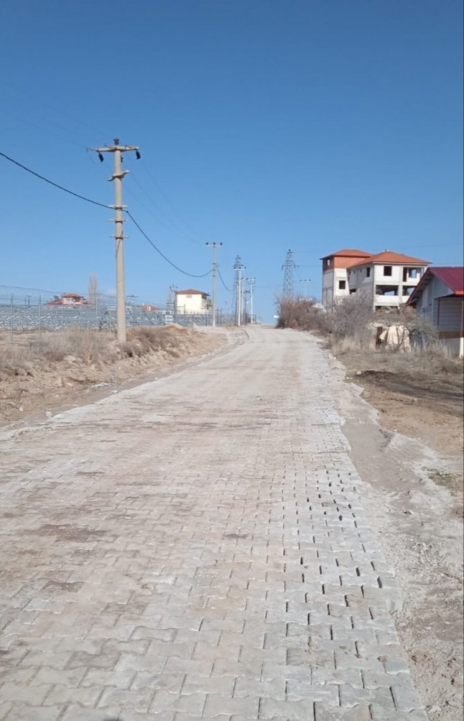 Çameli’nde Kilit Parke Çalışmaları Sürüyor