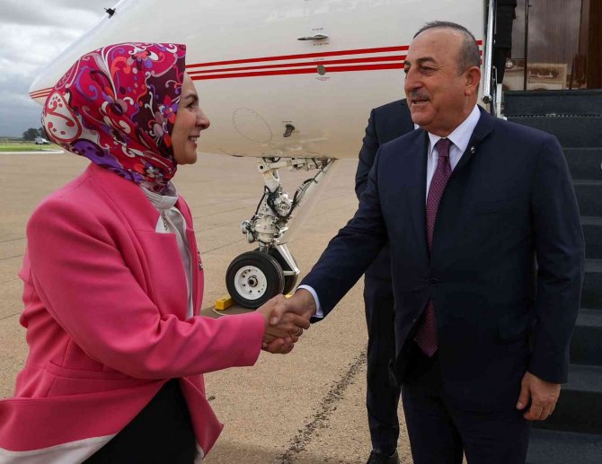 Bakan Çavuşoğlu, Cezayir’de