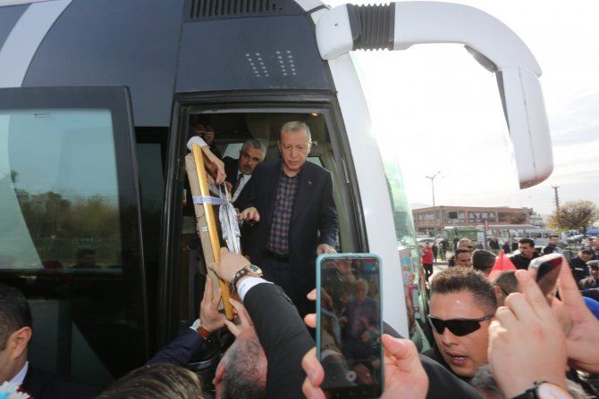 Canik’te Cumhurbaşkanı Erdoğan’a Sevgi Seli