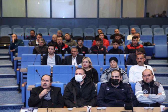Büyükşehir İ̇tfaiyesi’nden Personele Hizmet İçi Eğitim