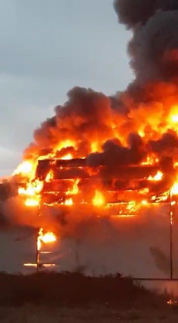 Sakarya’da Mobilya Atölyesinde Yangın