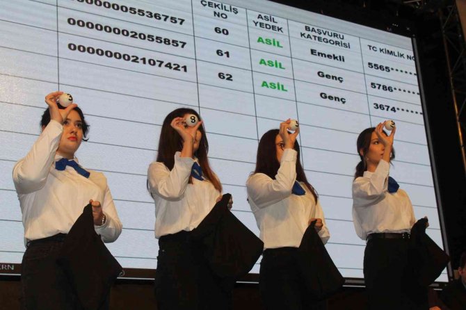 Sinop’ta Toki̇ Çekilişi Heyecanı