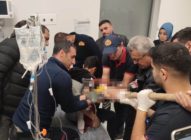 Hayvanlarına Ot Almaya Çalışırken Koluna Yabanın Dişleri Battı