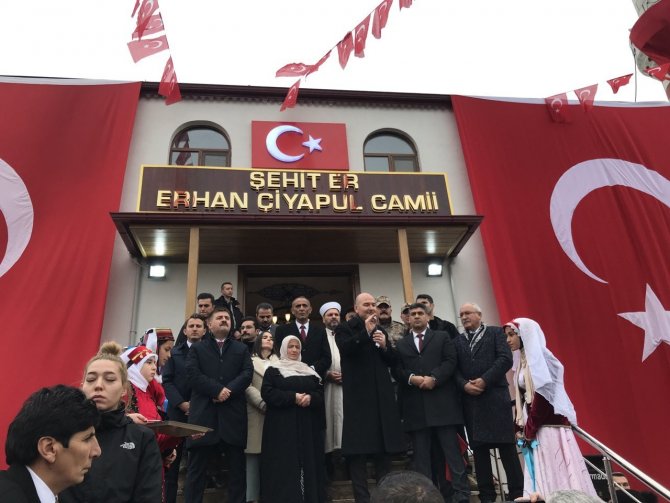 Bakan Soylu, Iğdır’da Şehit Asker Adına Yaptırılan Cami Ve Kur’an Kursunun Açılışını Yaptı