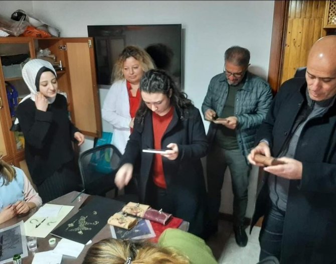 Nallıhan’da Tezhip Sanatı Büyük İlgi Görüyor