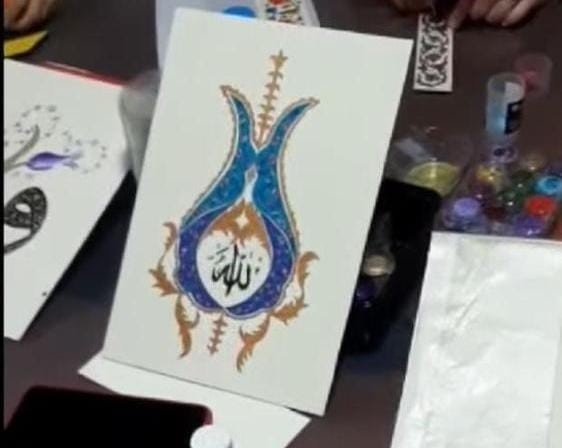 Nallıhan’da Tezhip Sanatı Büyük İlgi Görüyor