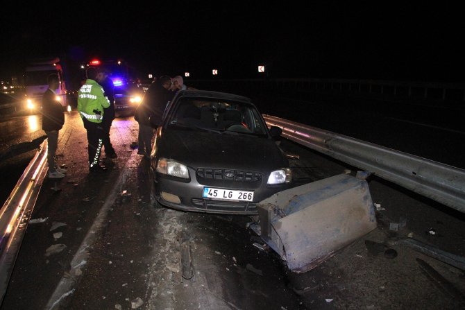 Manisa’da 4 Araçlı Zincirleme Kaza: 1 Yaralı